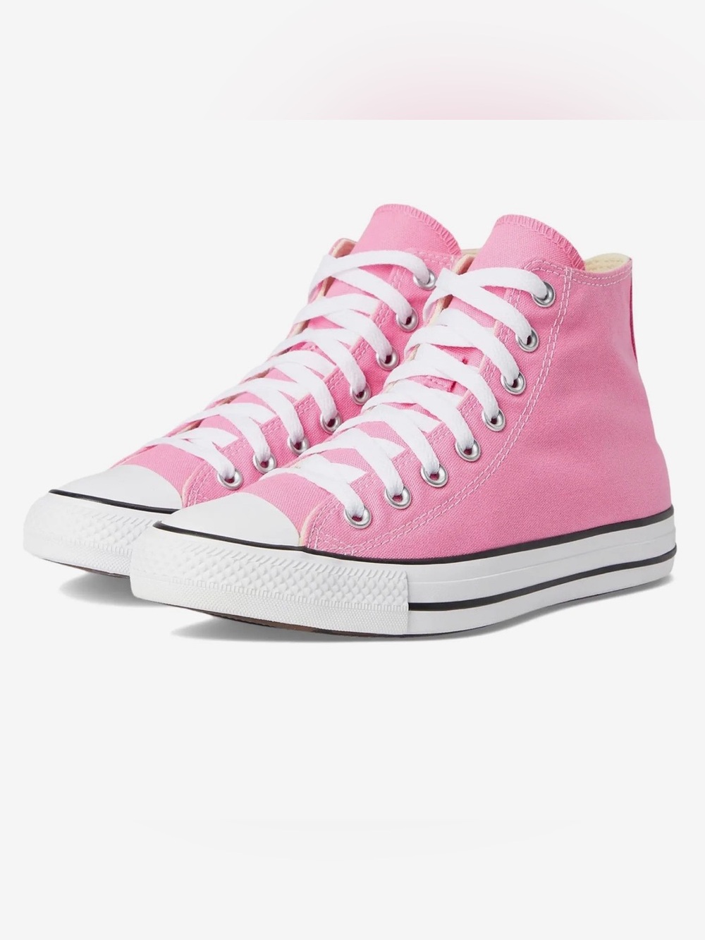 Converse Retro High-Top Canvas Sneakers - Pink size 8 Women’s/men 6
